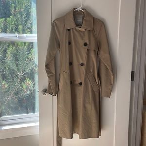 Everlane Khaki Trench Coat - Size Small - Like New